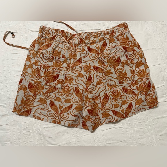 Anthropologie Tan and Brown Patterned Cargo Shorts - Picture 3 of 3